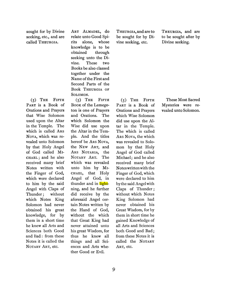 Original scan of The Goetia, PDF page 23