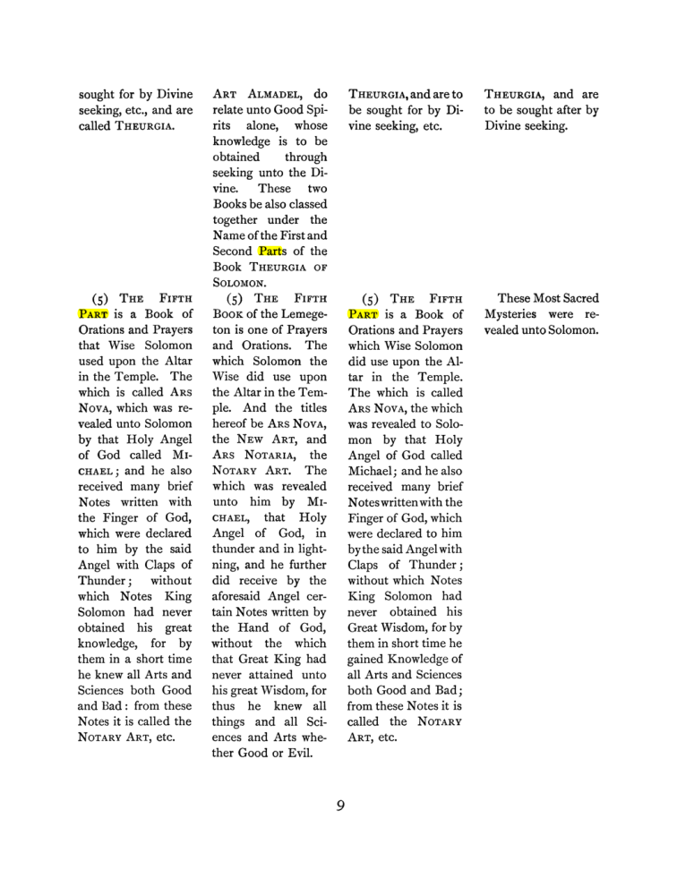 Original scan of The Goetia, PDF page 23