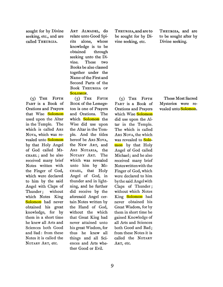 Original scan of The Goetia, PDF page 23