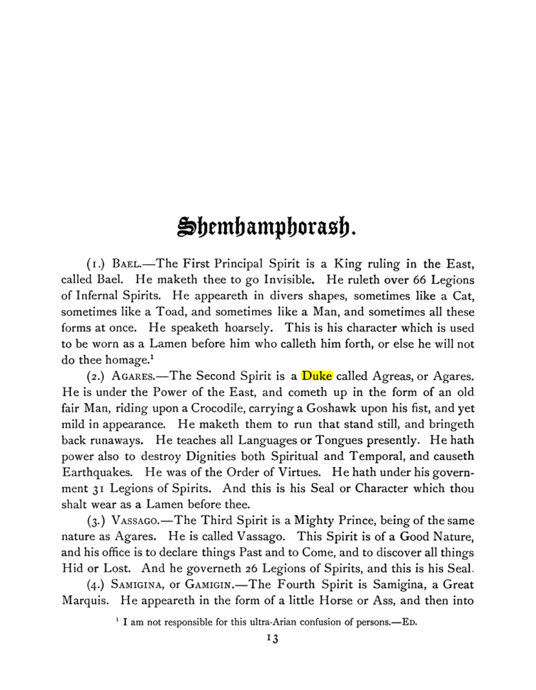 Original scan of The Goetia, PDF page 27