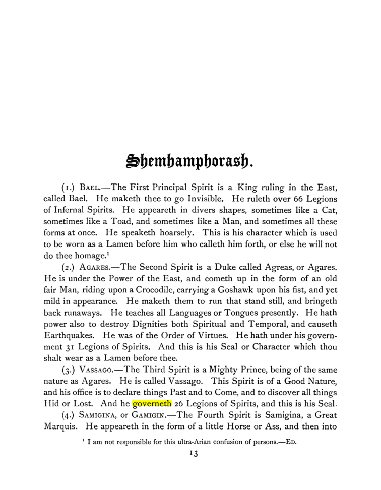 Original scan of The Goetia, PDF page 27