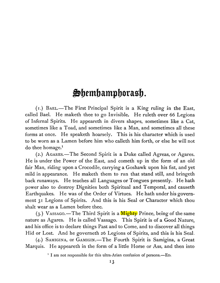 Original scan of The Goetia, PDF page 27