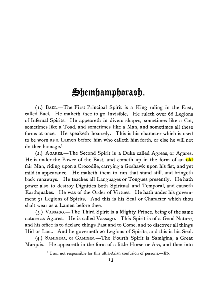 Original scan of The Goetia, PDF page 27