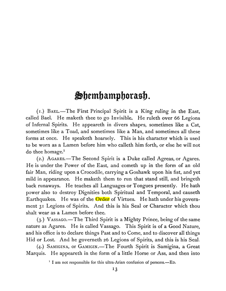 Original scan of The Goetia, PDF page 27