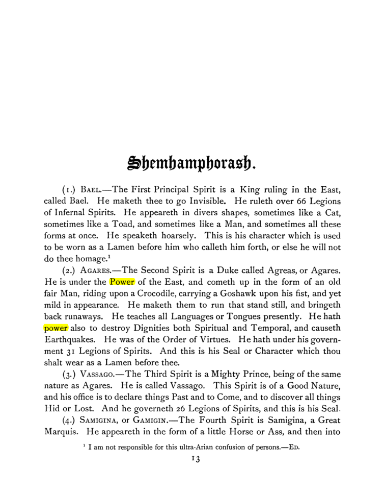 Original scan of The Goetia, PDF page 27