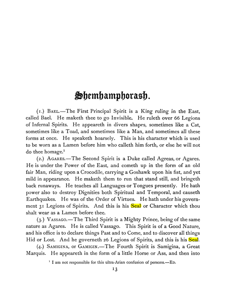 Original scan of The Goetia, PDF page 27