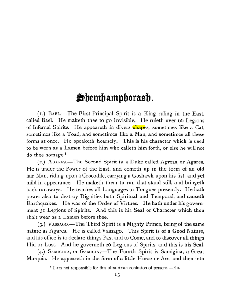 Original scan of The Goetia, PDF page 27