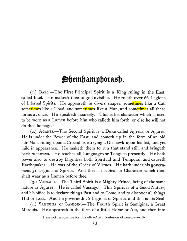 Original scan of The Goetia, PDF page 27