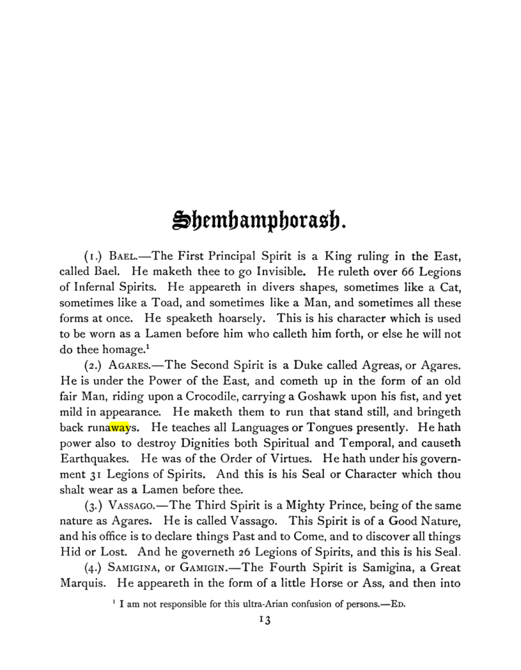 Original scan of The Goetia, PDF page 27