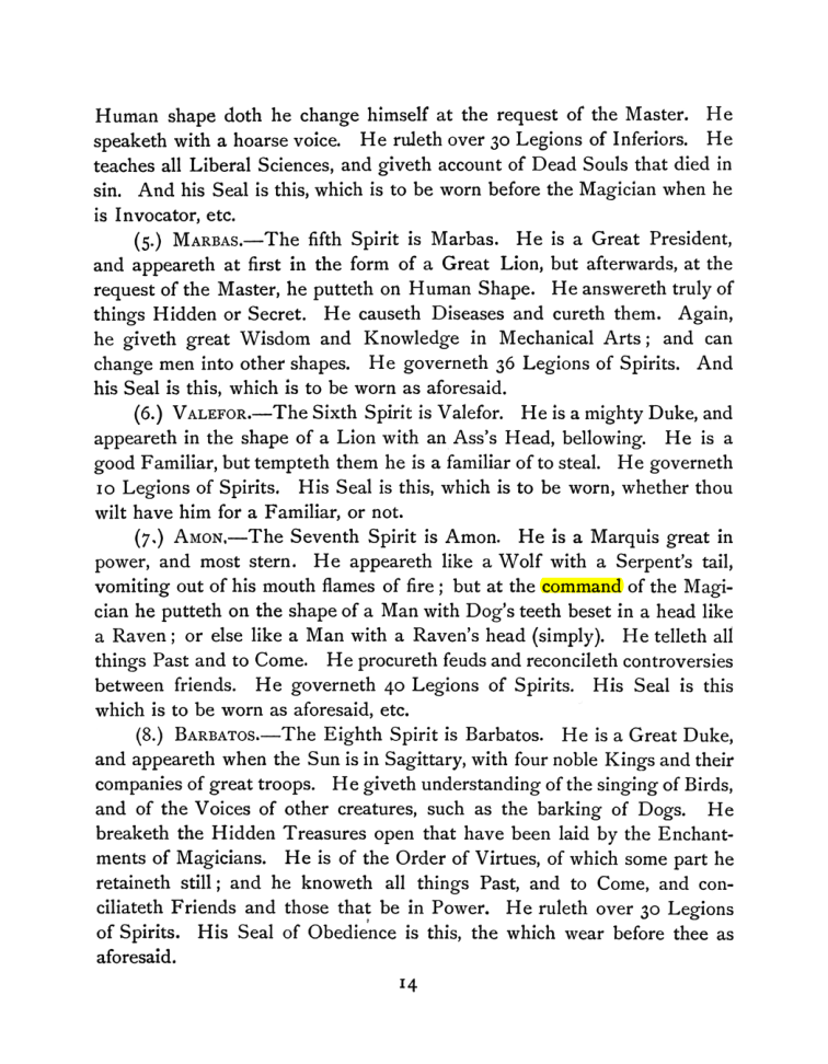 Original scan of The Goetia, PDF page 28