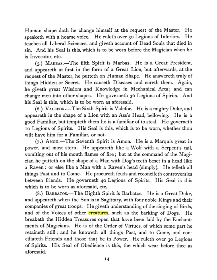 Original scan of The Goetia, PDF page 28