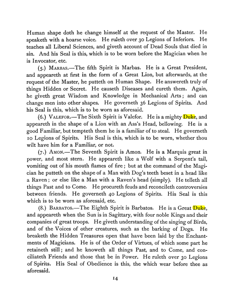 Original scan of The Goetia, PDF page 28