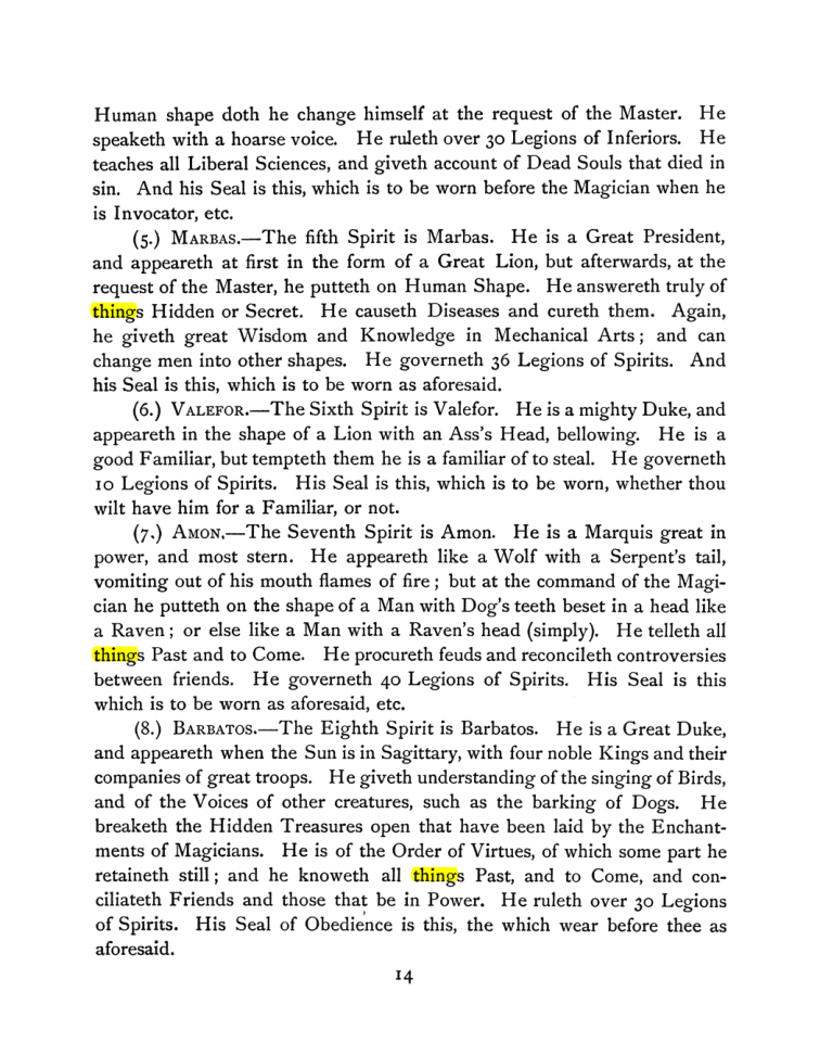 Original scan of The Goetia, PDF page 28