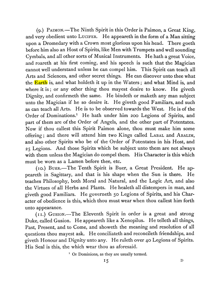 Original scan of The Goetia, PDF page 29