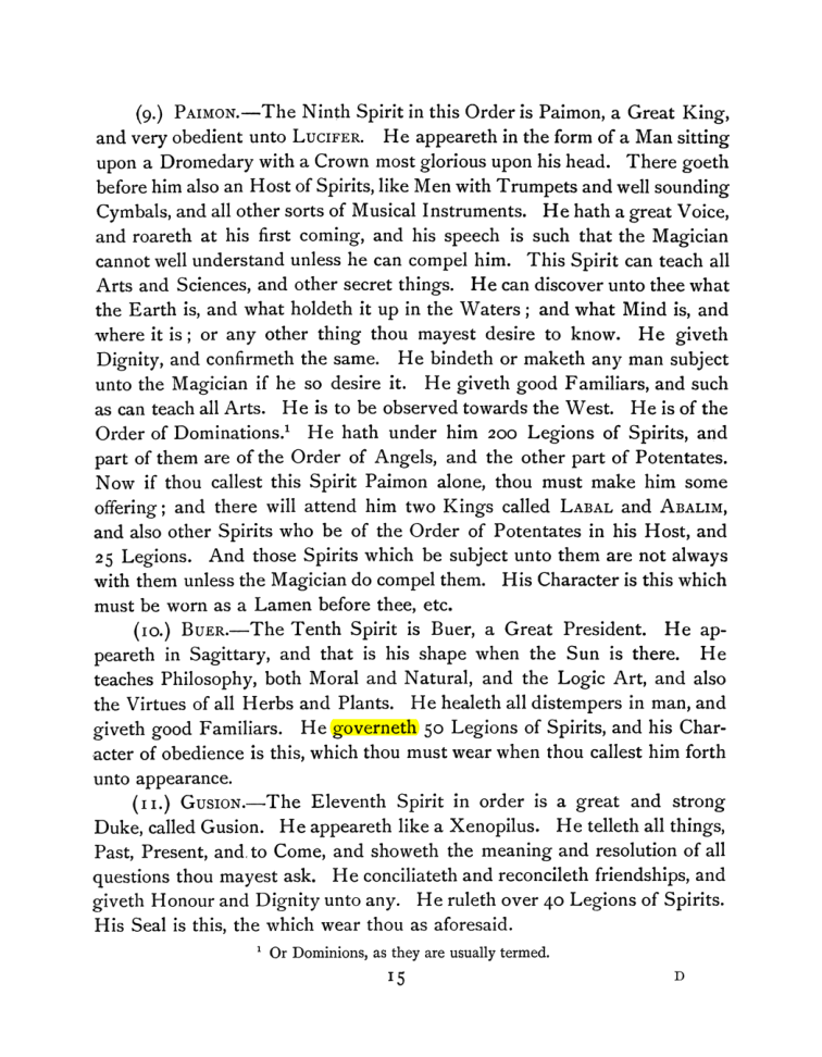 Original scan of The Goetia, PDF page 29