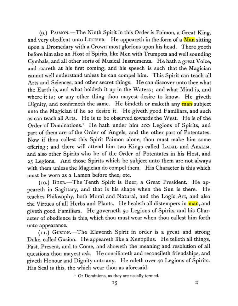 Original scan of The Goetia, PDF page 29