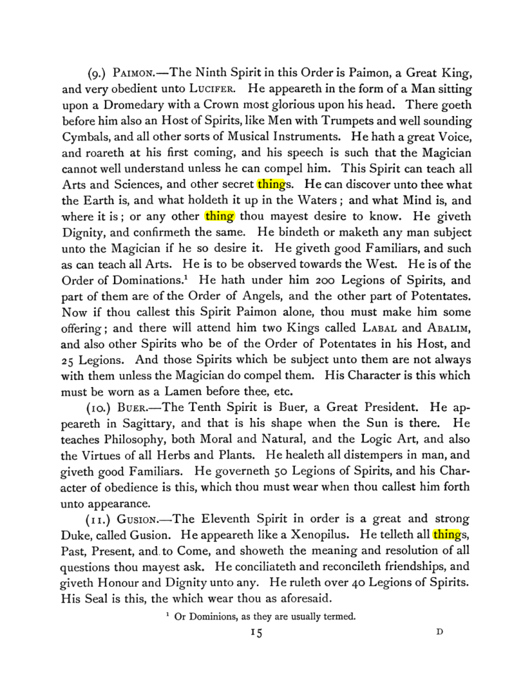 Original scan of The Goetia, PDF page 29