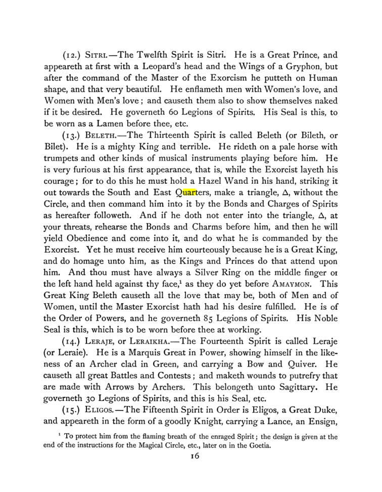 Original scan of The Goetia, PDF page 30