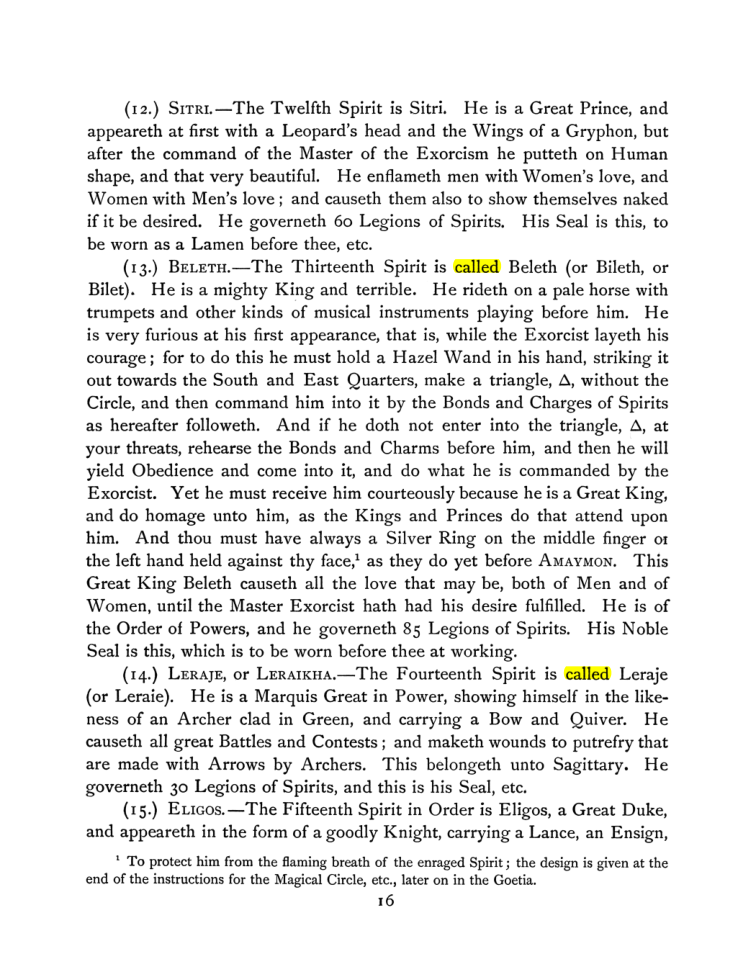 Original scan of The Goetia, PDF page 30