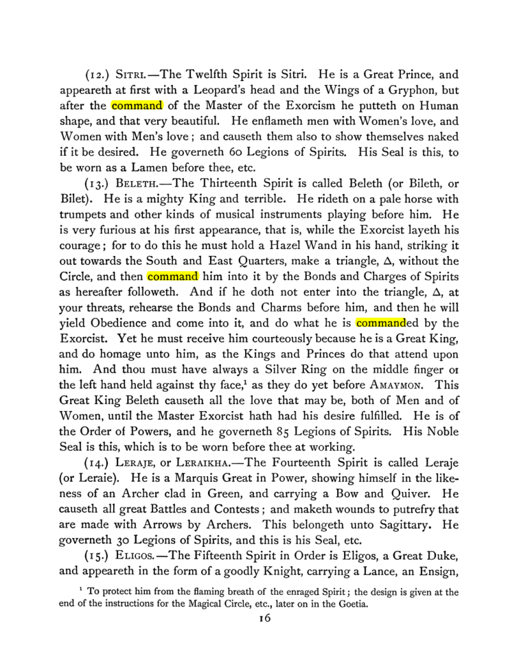 Original scan of The Goetia, PDF page 30