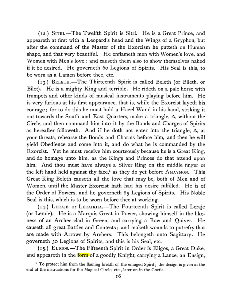 Original scan of The Goetia, PDF page 30