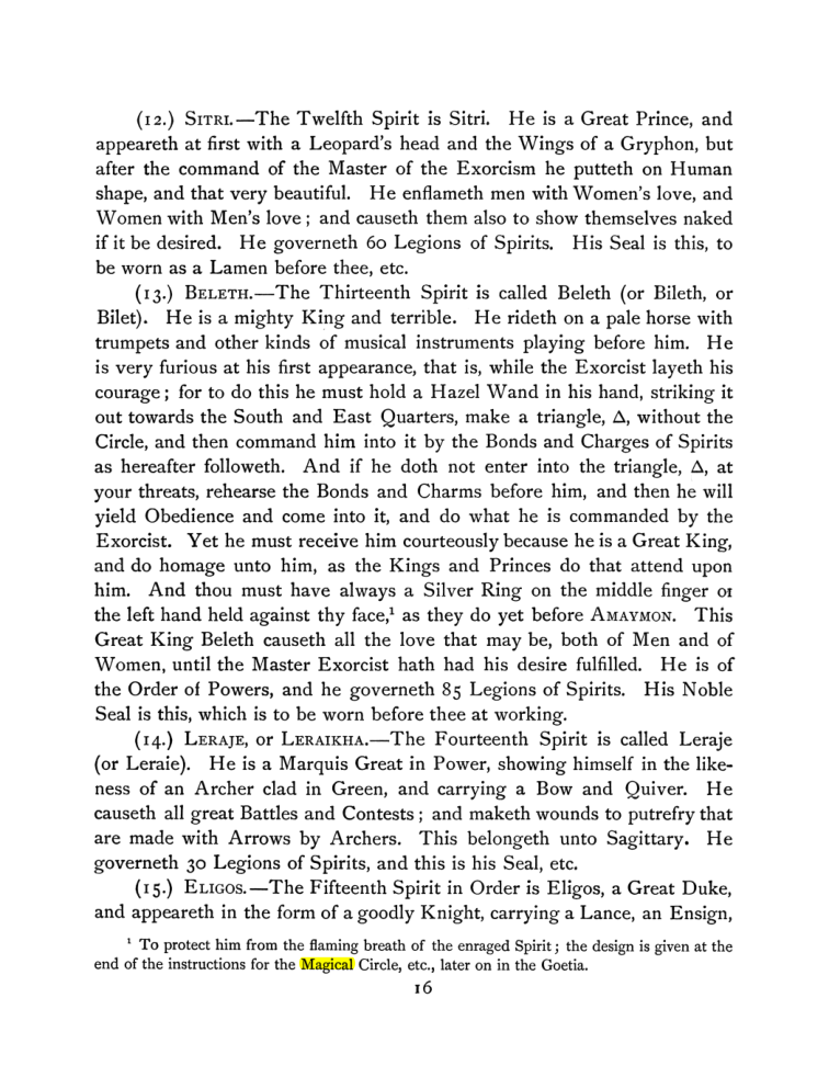 Original scan of The Goetia, PDF page 30