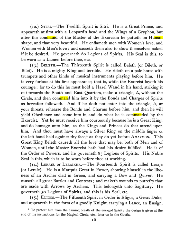 Original scan of The Goetia, PDF page 30
