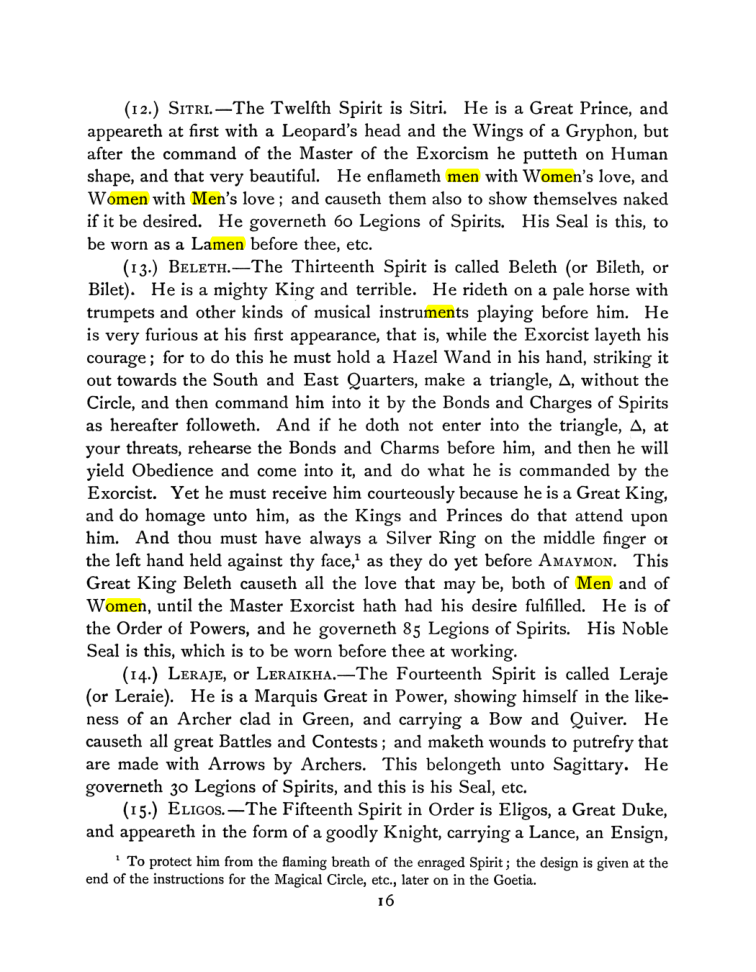 Original scan of The Goetia, PDF page 30