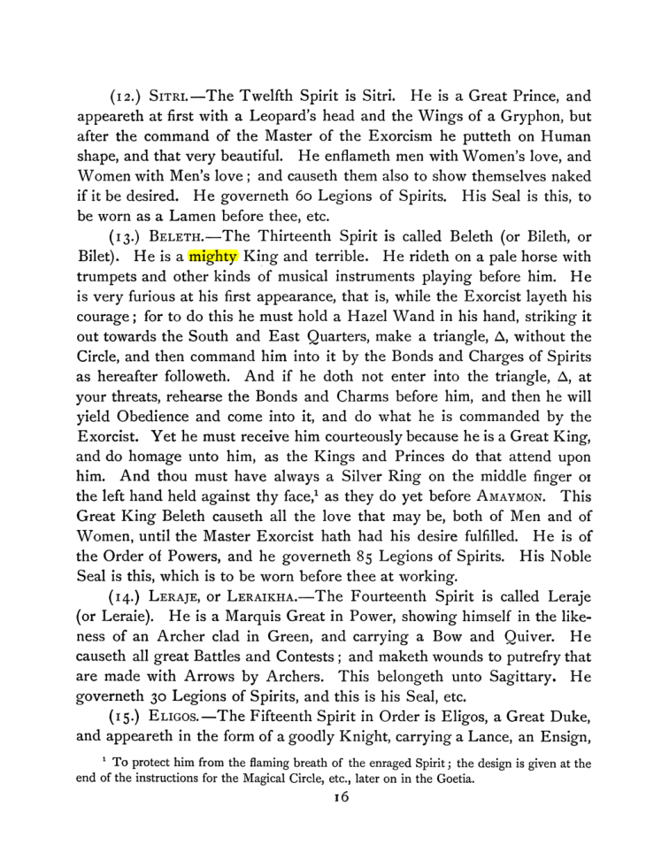 Original scan of The Goetia, PDF page 30
