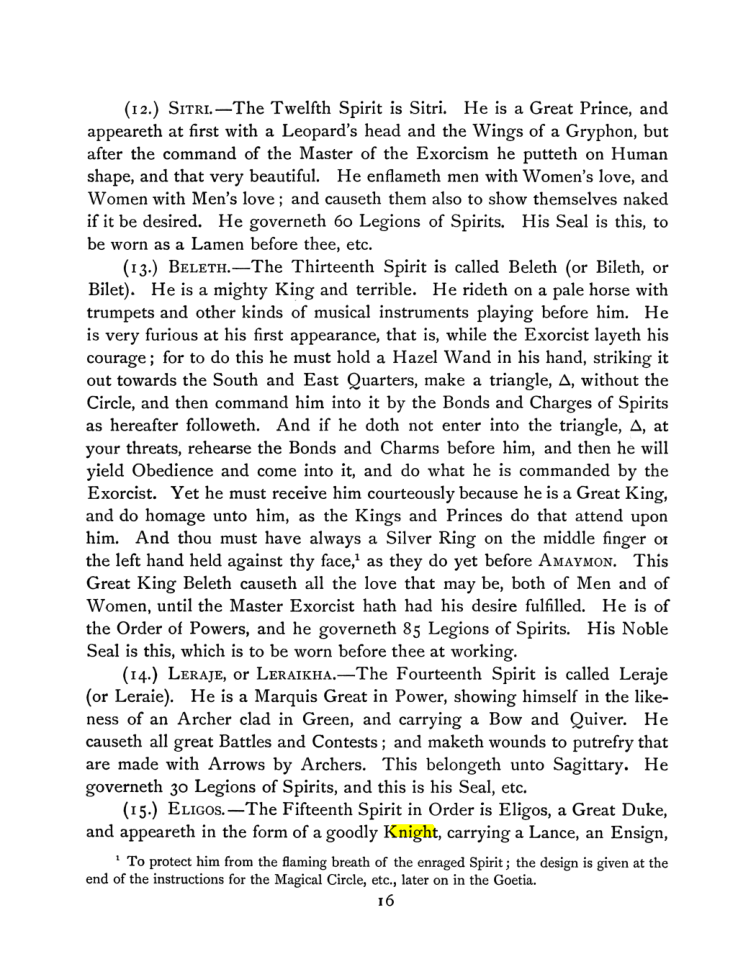 Original scan of The Goetia, PDF page 30