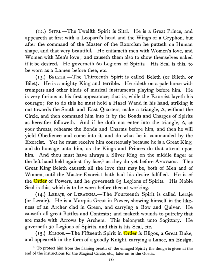 Original scan of The Goetia, PDF page 30