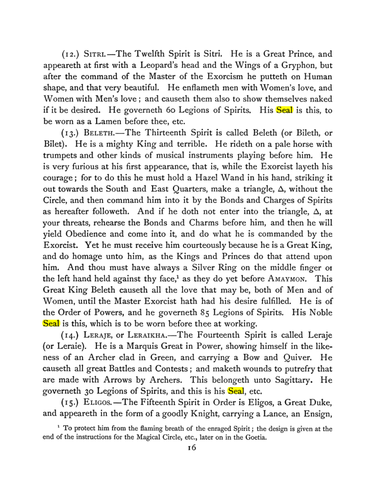 Original scan of The Goetia, PDF page 30