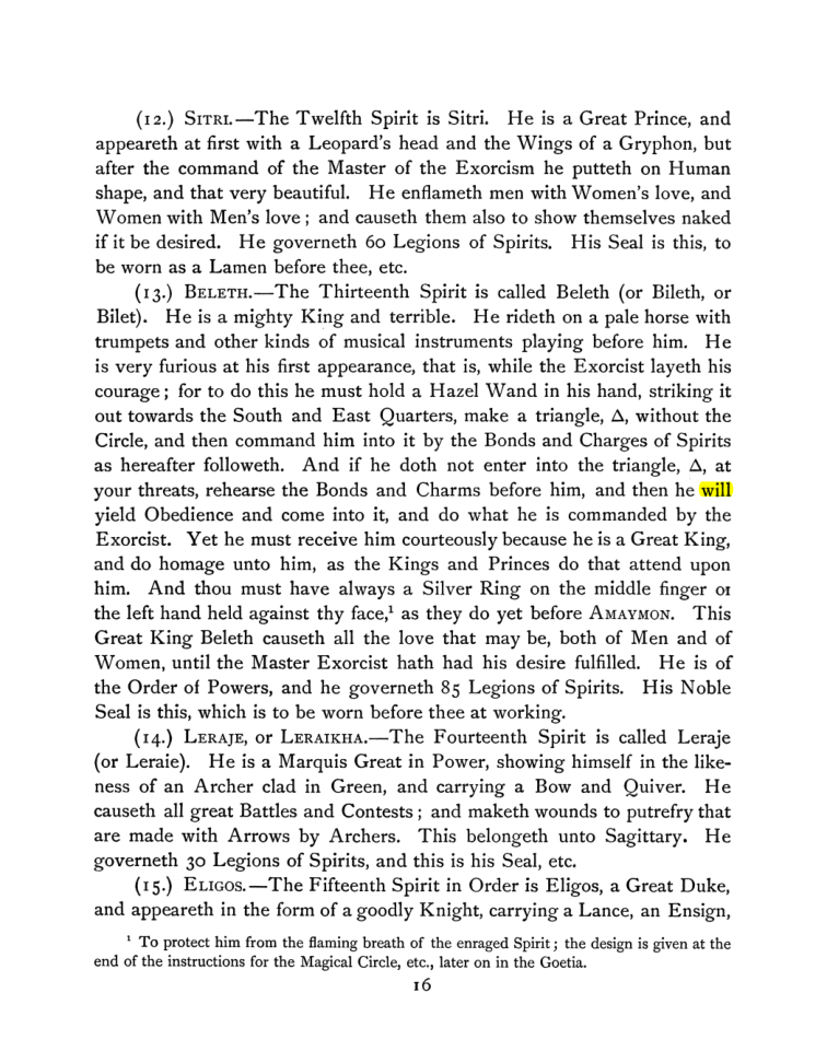 Original scan of The Goetia, PDF page 30