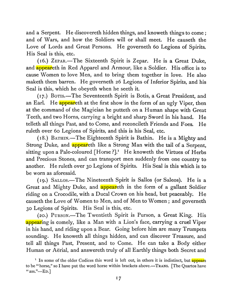 Original scan of The Goetia, PDF page 31