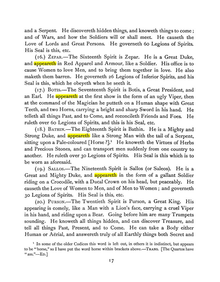Original scan of The Goetia, PDF page 31