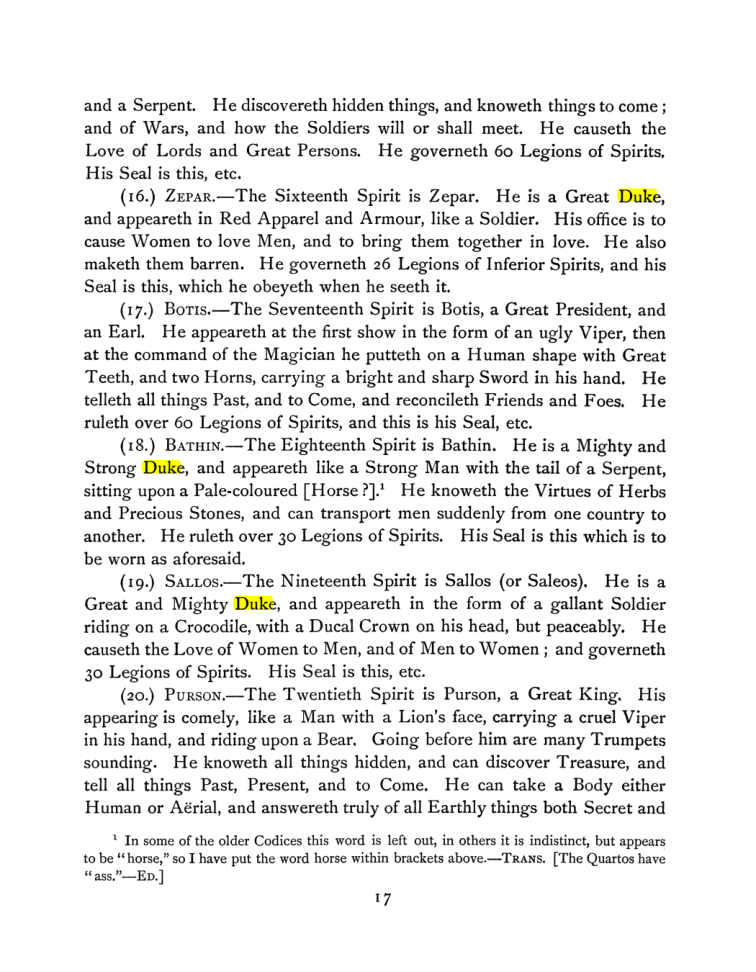 Original scan of The Goetia, PDF page 31