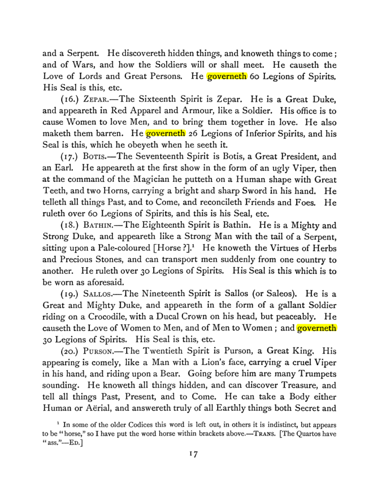 Original scan of The Goetia, PDF page 31