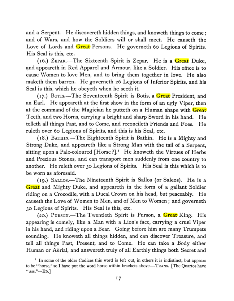 Original scan of The Goetia, PDF page 31
