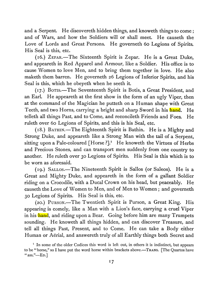 Original scan of The Goetia, PDF page 31