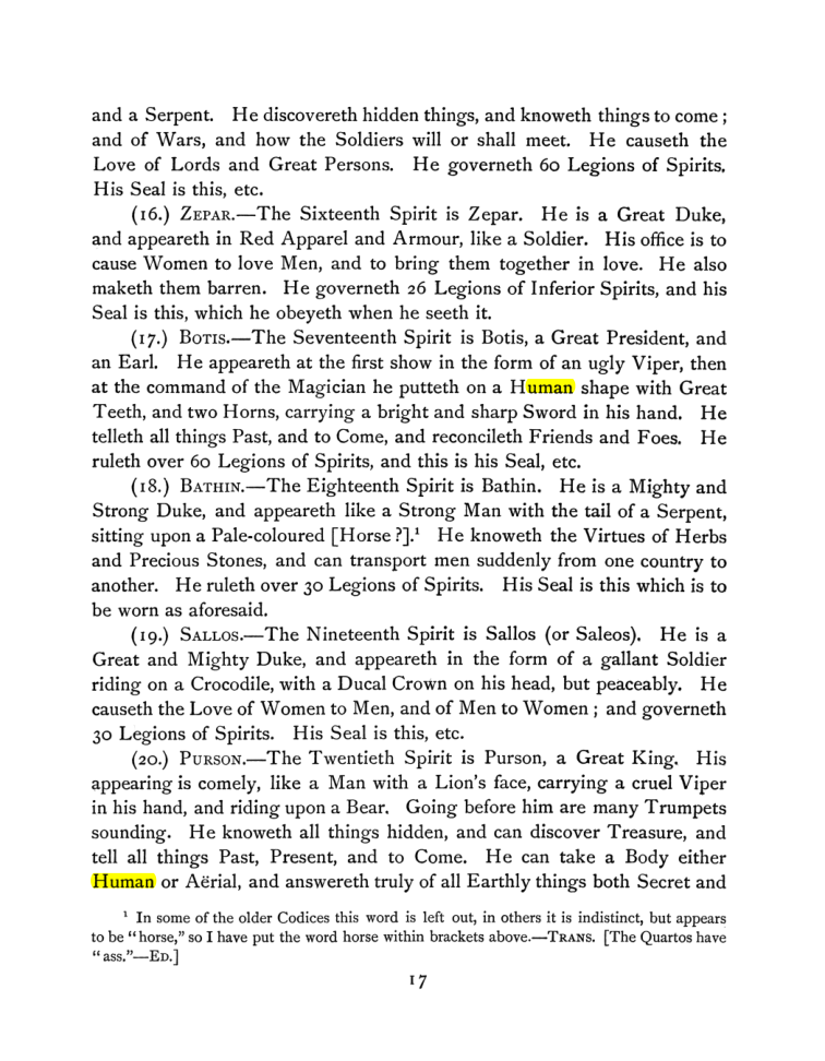 Original scan of The Goetia, PDF page 31