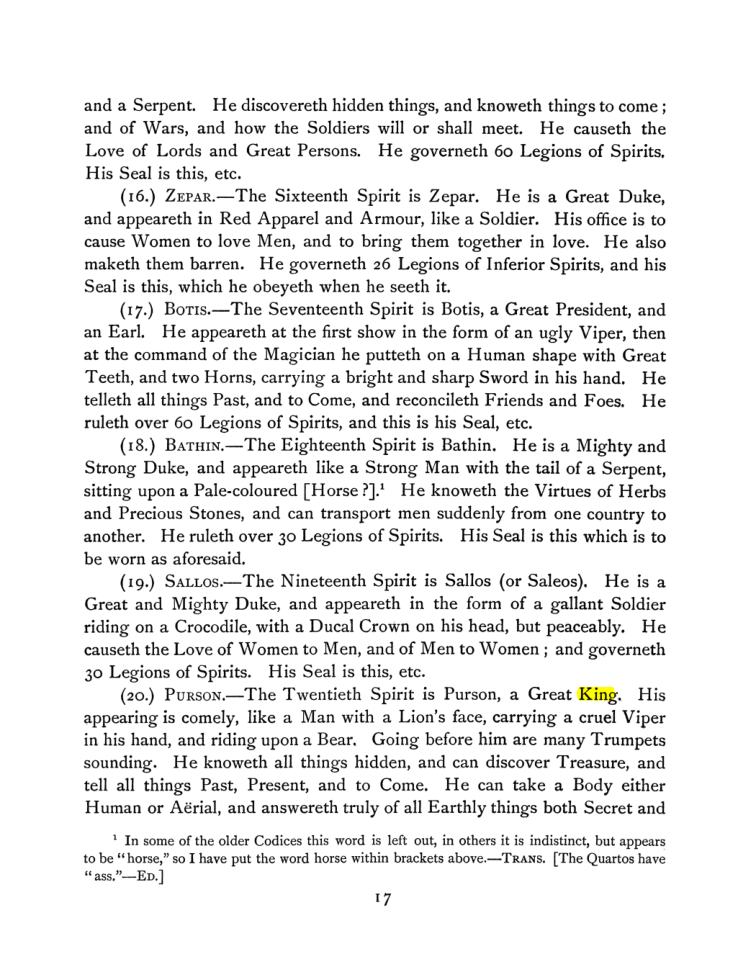 Original scan of The Goetia, PDF page 31