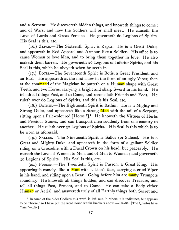 Original scan of The Goetia, PDF page 31