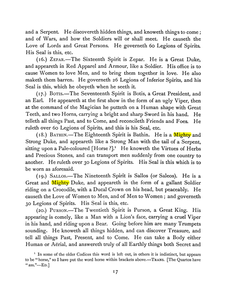 Original scan of The Goetia, PDF page 31