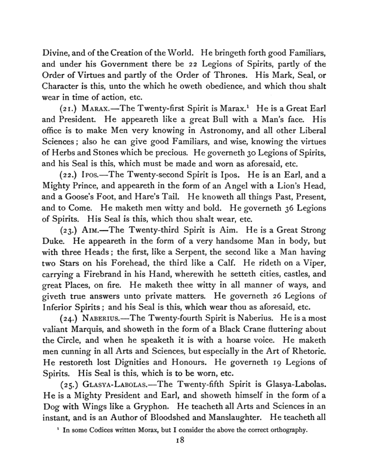 Original scan of The Goetia, PDF page 32