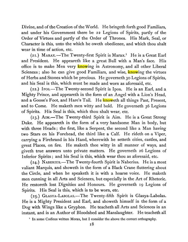 Original scan of The Goetia, PDF page 32