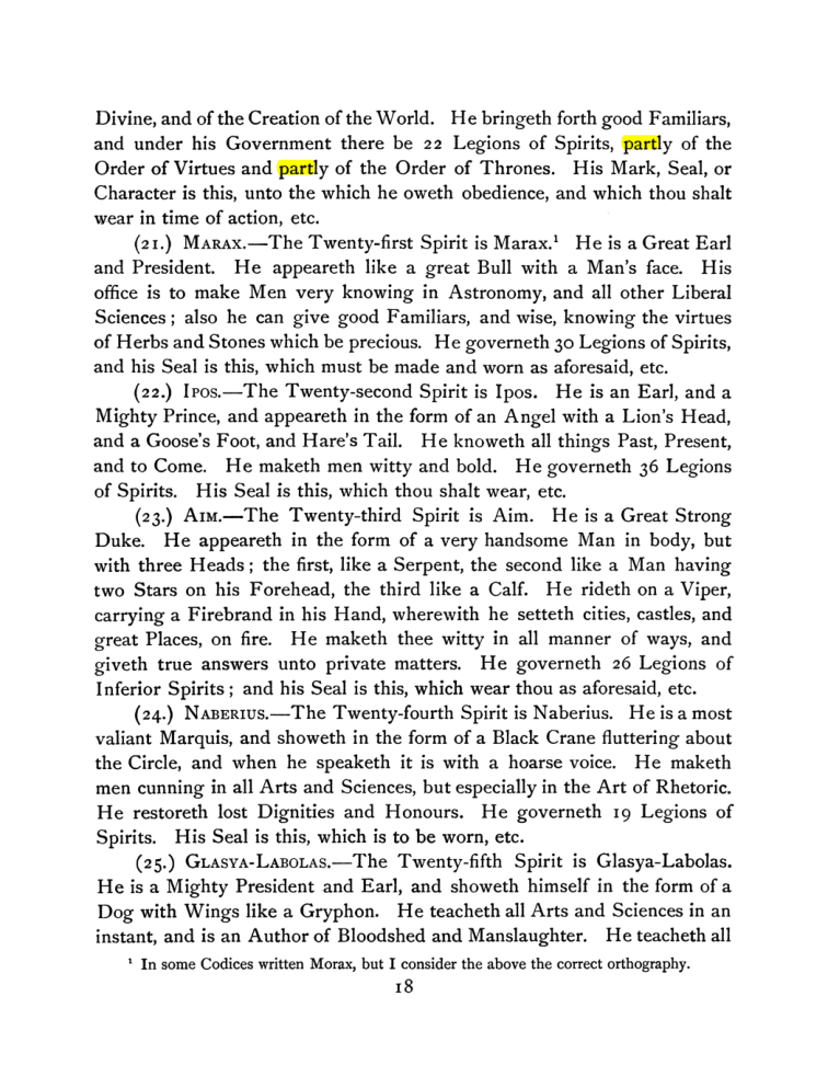 Original scan of The Goetia, PDF page 32