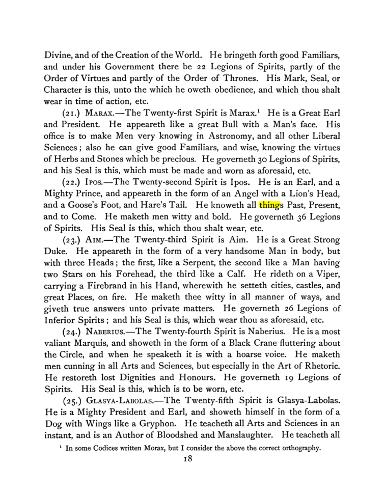 Original scan of The Goetia, PDF page 32