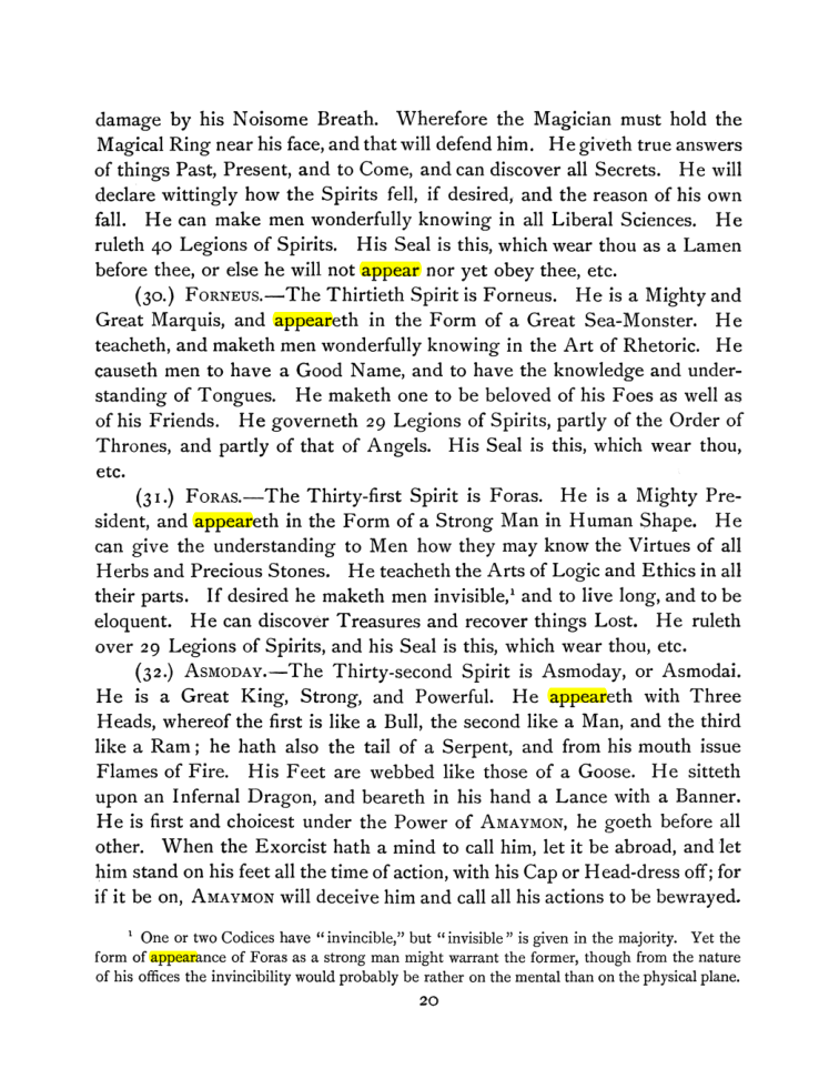 Original scan of The Goetia, PDF page 34