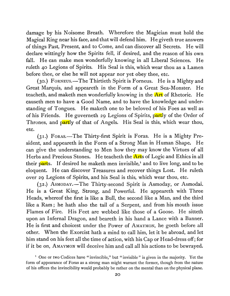Original scan of The Goetia, PDF page 34