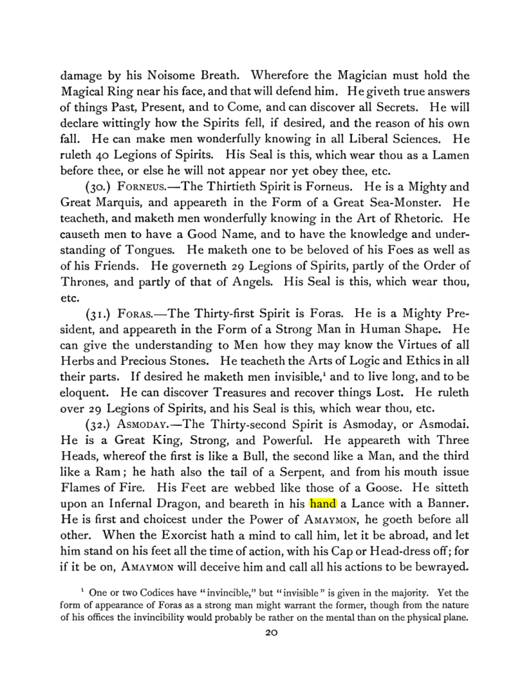 Original scan of The Goetia, PDF page 34